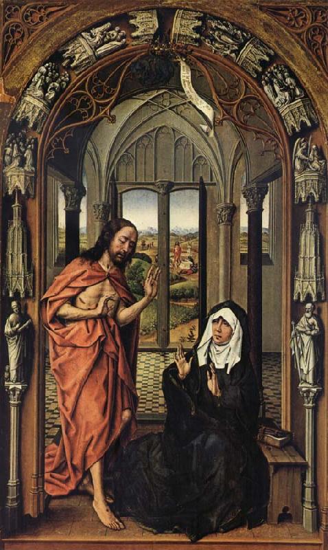 Rogier van der Weyden Christ Appearing to His Mother France oil painting art